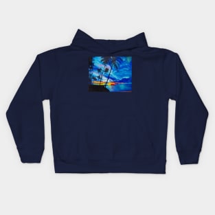 Hawaii Sunset Kids Hoodie